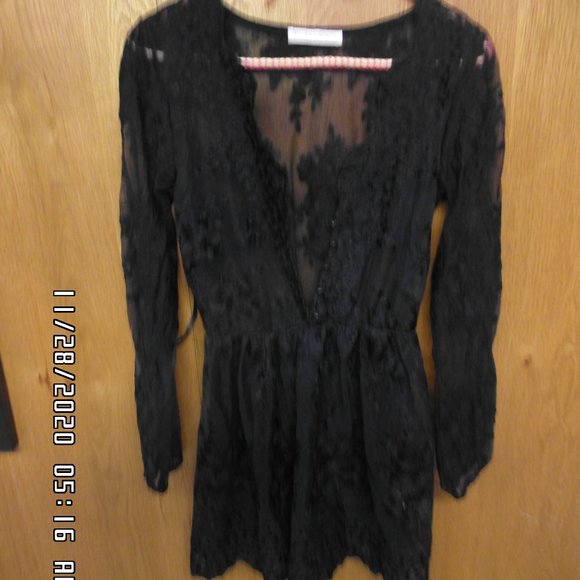 Lace Black Dress - Picture 5 of 5